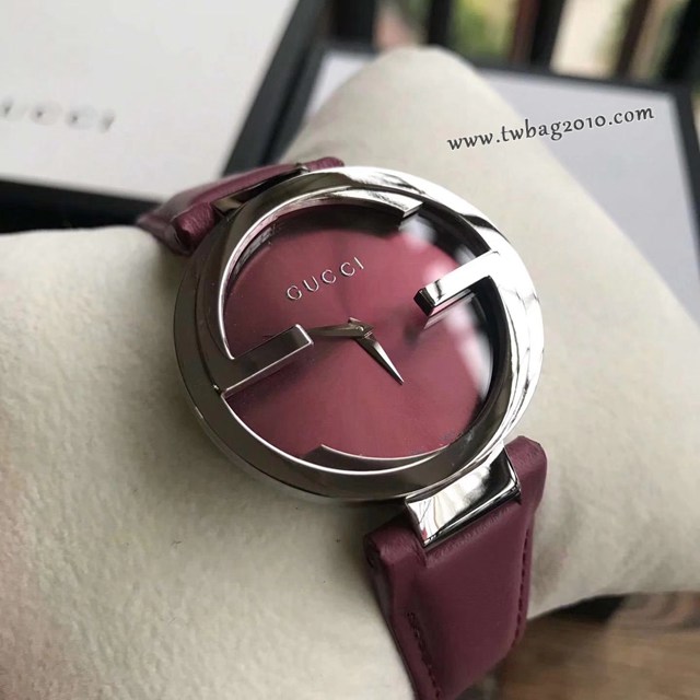 古馳手錶 Gucci原裝瑞士石英機芯雙G表圈Logo女表  gjs1786